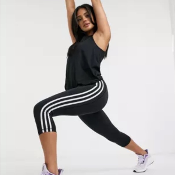 adidas black sport yoga leggings - Picture 1 of 3